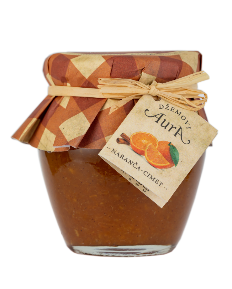 Orangen-Zimt-Marmelade 230g  - Aura