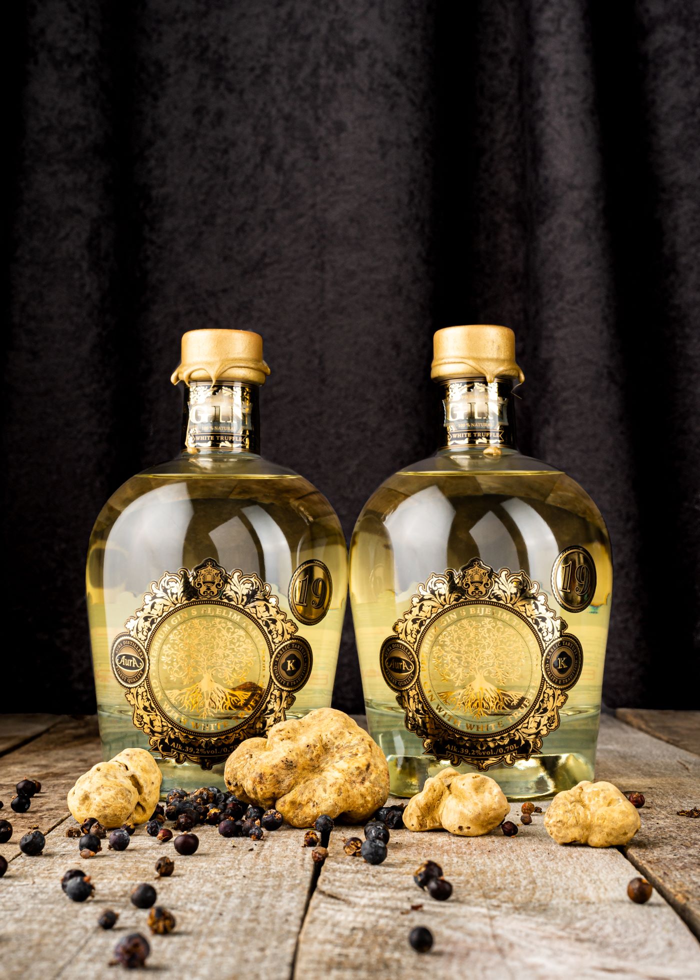 Premium Gin mit weißem Trüffel 0,7 l  - Aura