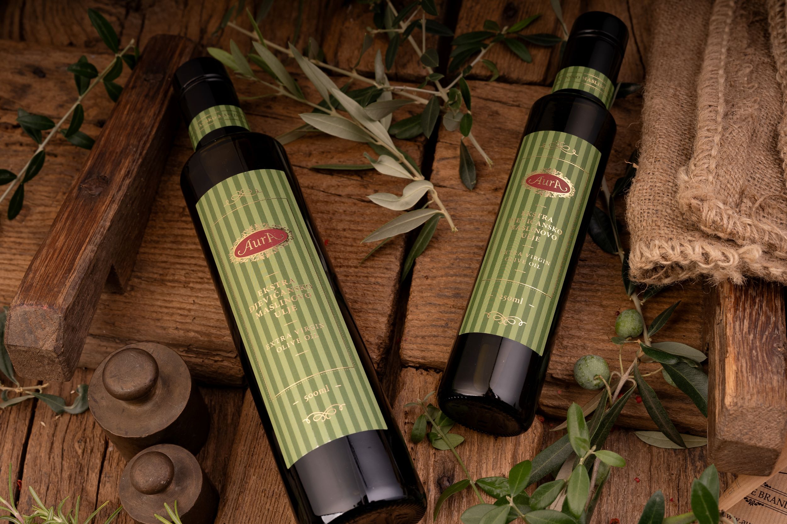 Extra virgin oil 0,5 l  - Aura