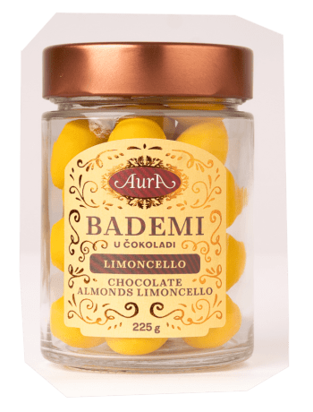 Mandeljni v čokoladi – Limoncello - Aura