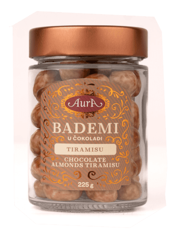 Mandeljni v čokoladi – tiramisu - Aura