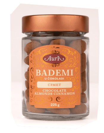 Mandeljni v čokoladi – Cimet - Aura