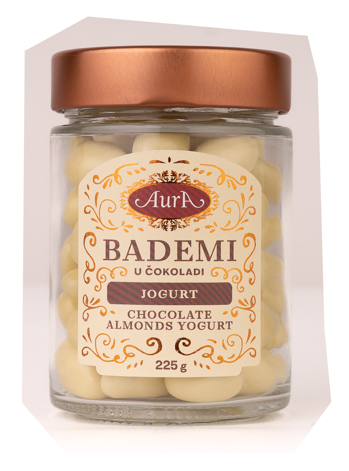 Mandeljni v čokoladi – Jogurt  - Aura