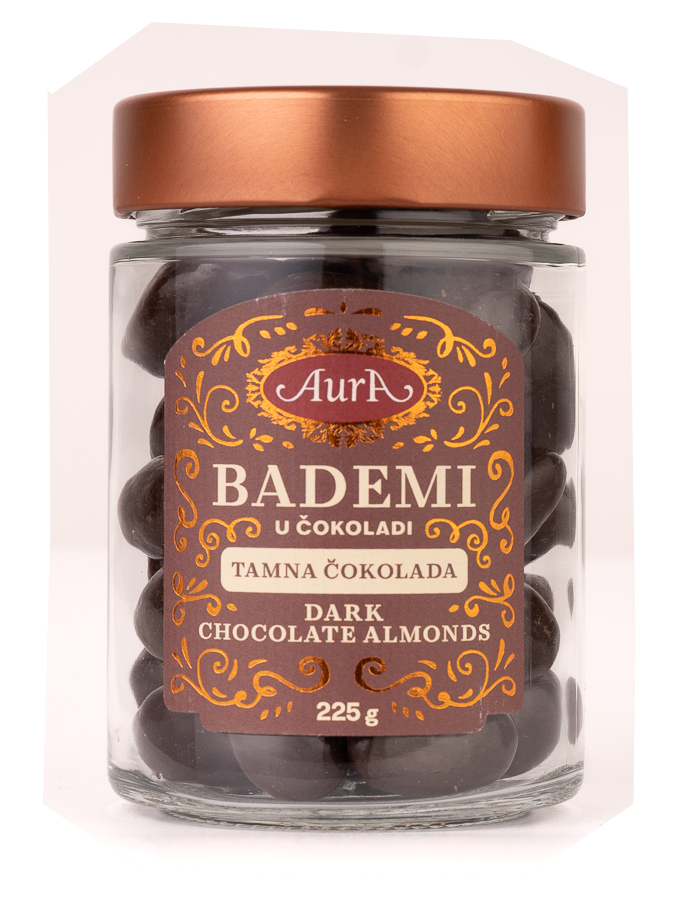 Mandeljni v temni čokoladi  - Aura