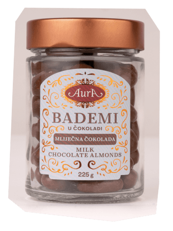 Mandeljni v mlečni čokoladi - Aura